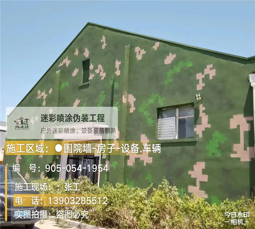 深圳外墙数码迷彩漆施工报价清单(100㎡标准墙面测算)